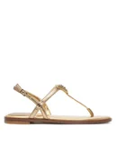 Sandały damskie - Guess Sandały FLJRA4 LEL21 Złoty - miniaturka - grafika 1