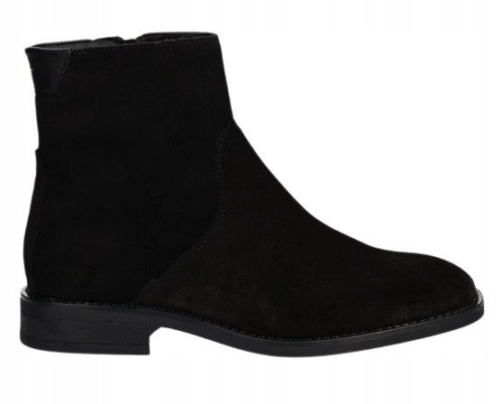GANT FAYY BOTKI DAMSKIE CZARNE SKÓRZANE ZAMSZOWE NA ZAMEK 39 JTB