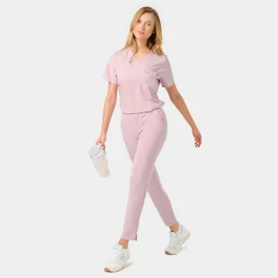 Vena Bluza Medyczna Aria - Pastel Pink Rozmiar: L - Odzież medyczna - miniaturka - grafika 1
