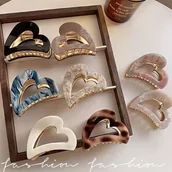 Ozdoby do włosów - Klamra do włosów chmurka – mocne upięcie, piękny wygląd - miniaturka - grafika 1