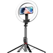 Lampy studyjne - Lampa pierścieniowa USAMS ZB323 Czarny - miniaturka - grafika 1