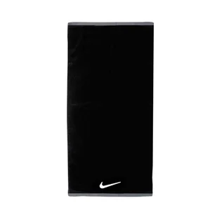 Nike RĘCZNIK FUNDAMENTAL średni czarno biały RĘCZNIK FUNDAMENTAL średni czarno biały - Ręczniki - miniaturka - grafika 2