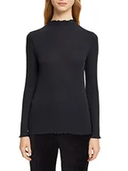 Koszulki i topy damskie - ESPRIT Collection Damska koszulka 102EO1K302, 001/BLACK, M - miniaturka - grafika 1