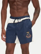 Kąpielówki męskie - Aeronautica Militare Szorty kąpielowe 251BW228CT3539 Granatowy Regular Fit - miniaturka - grafika 1