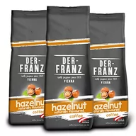 Kawa - Der-Franz Mieszanka Arabiki i Robusty o smaku orzechów laskowych palona kawa ziarnista 3 opakowanie 500 g - miniaturka - grafika 1