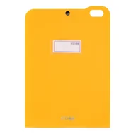 Teczki i skoroszyty - Organizer pionowy Strigo A4 z 5 przekładkami neonowy pomarańczowy teczka projektowa - miniaturka - grafika 1