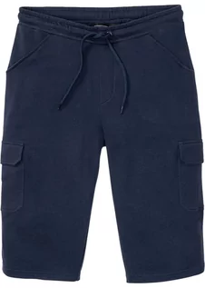 Spodnie damskie - Długie bermudy dresowe bojówki, Regular Fit - bonprix - grafika 1