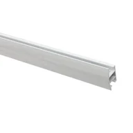 Akcesoria do wystroju okien - Profil szyna sufitowa 200 cm biały aluminiowy 20 mm płaski - miniaturka - grafika 1