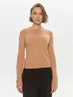 Swetry damskie - 2NDDAY Sweter Lance 2000340408 Beżowy Regular Fit - miniaturka - grafika 1