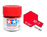 Akcesoria i części modelarskie - Tamiya Acrylic 81307 Xf-7 Flat Red 23Ml [Matt] - miniaturka - grafika 1