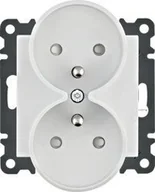 Gniazdka elektryczne - Hager lumina soul Gniazdo podwójne WL1340 - miniaturka - grafika 1