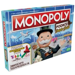 HASBRO Monopoly Podróż dookoła świata - Gry planszowe - miniaturka - grafika 1