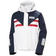 Kurtki i kamizelki sportowe damskie - Kurtka damska Helly Hansen W Quayside Jacket Rozmiar: M / Kolor: biały - miniaturka - grafika 1