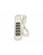 Listwy zasilające - LISTWA ZASILAJĄCA LESTAR LFT2005A 2.5m SZARA - miniaturka - grafika 1