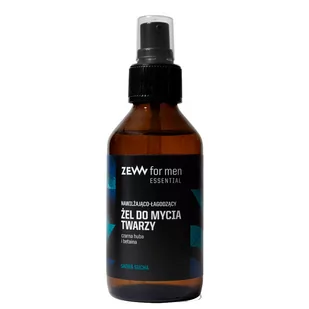 ZEW For Men z Czarną Hubą i Betainą - Nawilżająco-łagodzący Żel do mycia twarzy 100 ml - Żele do mycia twarzy - miniaturka - grafika 1