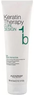 Kosmetyki do stylizacji włosów - Alfaparf Keratin Therapy Curl Design 1b Krem ochronny podczas zabiegów trwałej ondulacji 300ml 17032 - miniaturka - grafika 1