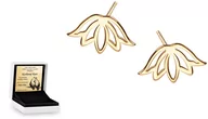 Kolczyki - Verona Srebrne kolczyki 925 pokryte m - kwiat na sztyfcie VR-SW-C-000-Z00-K048489 - miniaturka - grafika 1