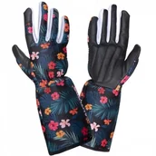 Rękawice robocze - LAHTI PRO Rękawice sk. koz. czar. długie l272807p - miniaturka - grafika 1