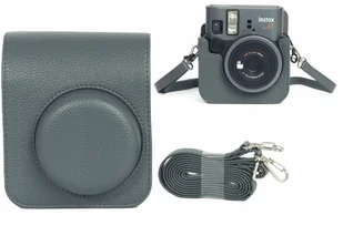 Futerał Etui Pokrowiec Case na Aparat do Aparatu Fujifilm Instax Mini 41 / Szary - Torby fotograficzne i futerały - miniaturka - grafika 1
