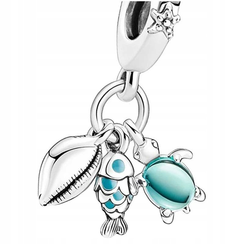 Charms Zawieszka Charms Potrójny Morski Charmsy Trusky
