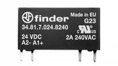 Sterowniki i przekaźniki - Wąskoprofilowy przekaźnik 5mm do obwodów drukowanych i gniazd SSR OC 2A/240VAC 24VDC wykonanie szczelne RTIII 34.81.7.024.8240 - miniaturka - grafika 1