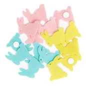 Scrapbooking - Naklejki Z Filcu Króliczki 4Cm 15Szt Dalprint - miniaturka - grafika 1