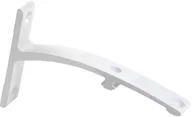 Akcesoria do wystroju okien - Wspornik podwójny 12 cm aluminium/biały - miniaturka - grafika 1