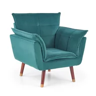 Fotele - Fotel Wypoczynkowy Rezzo Ciemny Zielony Halmar - miniaturka - grafika 1