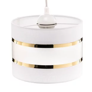 Lampa wisząca belka Helen biało-złota 5-punktowa - Lampy sufitowe - miniaturka - grafika 4