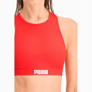PUMA BIUSTONOSZ KĄPIELOWY CZERWONY KLASYCZNY S JGO - Stroje kąpielowe - miniaturka - grafika 1