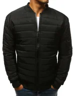 Kurtki męskie - Kurtka męska pikowana bomber jacket czarna TX2213-XL - miniaturka - grafika 1