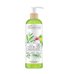 Bielenda BIELENDA ECO NATURE ŻEL DO MYCIA TWARZY DETOKSYKUJĄCO-MATUJĄCY 200G - Żele do mycia twarzy - miniaturka - grafika 1