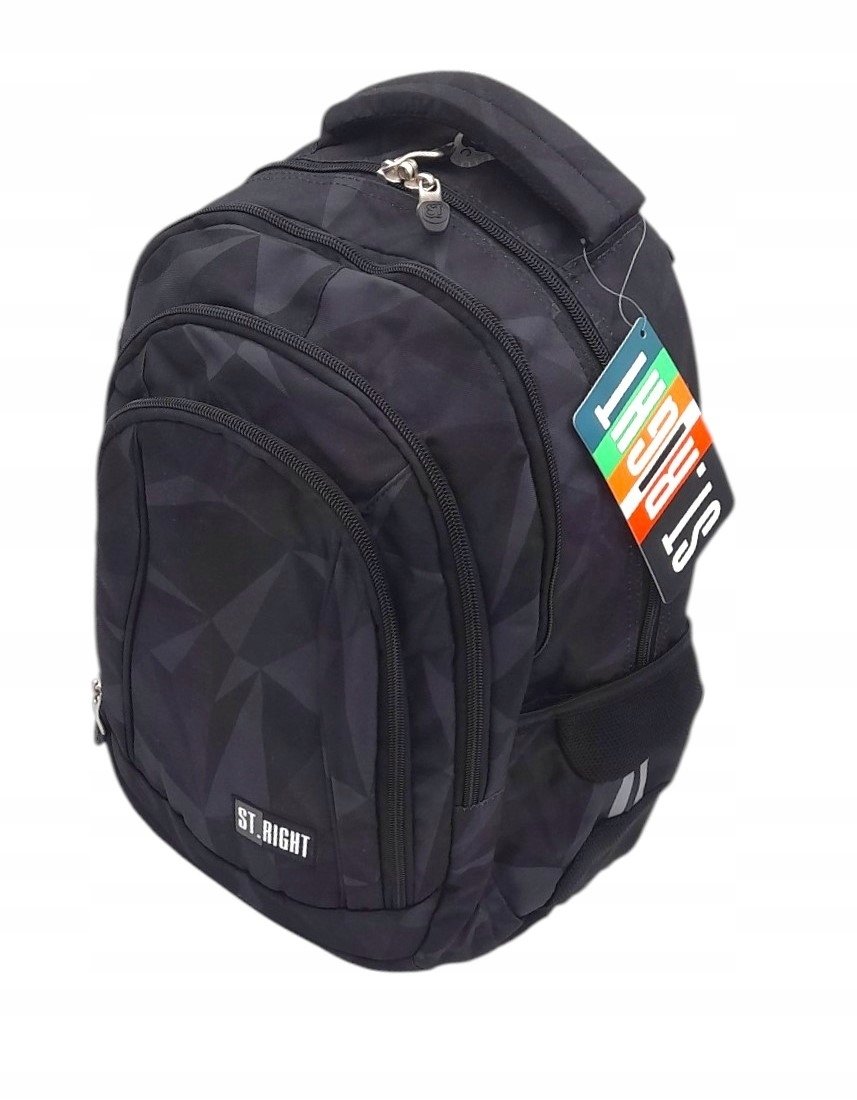 Plecak 4 Komorowy Geometric Gray 0823