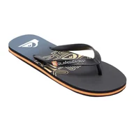 Klapki i japonki męskie - Japonki męskie Quiksilver Molokai Wordblock czarno-niebieskie AQYL101287 40 (7 US) - miniaturka - grafika 1