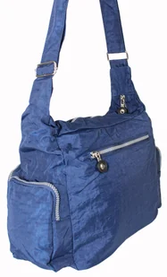 Stylowa Pozioma Torba Średnia Na Ramię Bag Street NR 2219 GRANATOWY - Torebki damskie - miniaturka - grafika 5