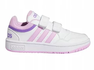 Buty dla dziewczynek - BUTY dziecięce ADIDAS HOOPS IF5319 sportowe 31,5 - grafika 1