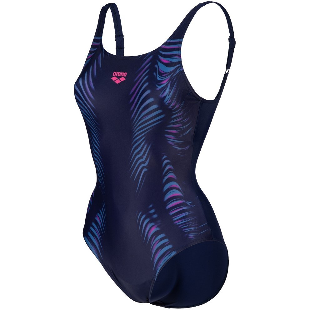 Kostium kąpielowy Arena Feel Imprint U Back Swimsuit Women - Navy 40 L