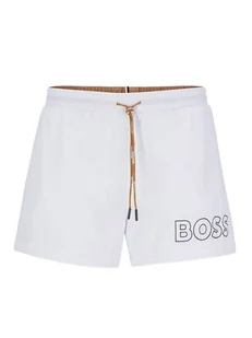 Hugo Boss Szorty kąpielowe w kolorze białym - Kąpielówki męskie - miniaturka - grafika 1