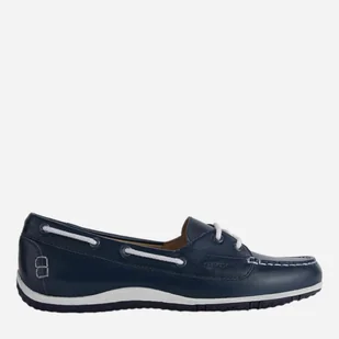 Buty żeglarskie damskie skórzane Geox D25DNA00085 36 (3UK) 23.4 cm Granatowe (8050036471512) - Mokasyny damskie - miniaturka - grafika 1