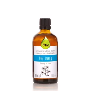 Olej Lniany 100 Ml Olini - Zdrowa żywność - miniaturka - grafika 1