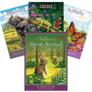 Childrens Spirit Animal Cards, karty do wróżenia - Ezoteryka - miniaturka - grafika 1