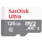 Karty pamięci - Karta pamięci SanDisk Micro SDXC Ultra Android 128GB UHS-I U1 (100R/20W) + adaptér (SDSQUNR-128G-GN3MA) - miniaturka - grafika 1