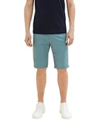 Spodenki damskie - TOM TAILOR 1035037 Szorty bermudy Mężczyźni, 30105 - Deep Bluish Green, 33 - miniaturka - grafika 1