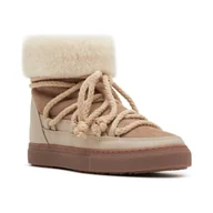 Śniegowce damskie - INUIKII Skórzane śniegowce | z dodatkiem wełny - miniaturka - grafika 1