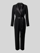 Kombinezony - Kombinezon z szalowym kołnierzem - miniaturka - grafika 1