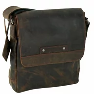 Torebki damskie - Greenburry Greenburry Vintage Revival Vol.2 Torba messenger skórzana 24 cm antikbraun 1952-22 - miniaturka - grafika 1