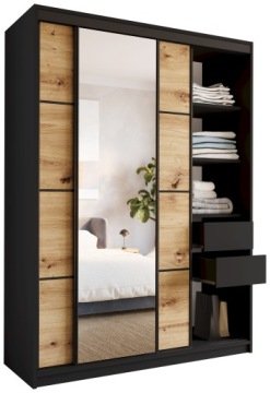 Szafa przesuwna z lustrem 150 cm Loft artisan