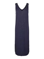 Sukienki - VERO MODA Sukienka damska Vmmarijune Sl Knot Calf Dress JRS, granatowy blezer, XL - miniaturka - grafika 1