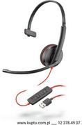 Słuchawki - Blackwire 3210 przewodowy zestaw słuchawkowy USB A (209744-201) - miniaturka - grafika 1
