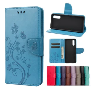 Etui König Design kompatybilne z Sony Xperia 10 III z syntetycznej skóry - Niebieskie etui na telefon komórkowy - Etui i futerały do telefonów - miniaturka - grafika 1